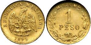 1 Peso Mexiko (1867 - ) Gold 