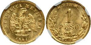 1 Peso Mexiko (1867 - ) Gold 