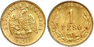 1 Peso Mexiko (1867 - ) Gold 