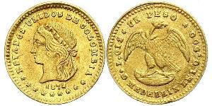 1 Peso United States of Colombia (1863 - 1886) Gold 