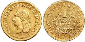 1 Peso United States of Colombia (1863 - 1886) Gold 