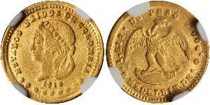 1 Peso Vereinigte Staaten von Kolumbien (1863 - 1886) Gold 