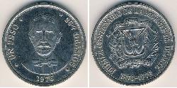 1 Peso Dominikanische Republik Kupfer/Nickel 