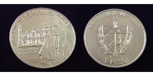 1 Peso Kuba Kupfer/Nickel John Paul II (1920 - 2005)