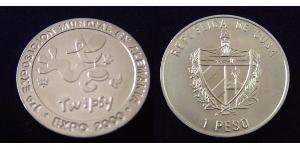 1 Peso Kuba Kupfer/Nickel 