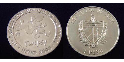 1 Peso Kuba Kupfer/Nickel 