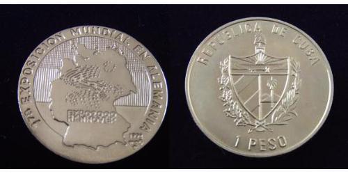 1 Peso Kuba Kupfer/Nickel 