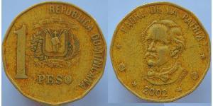 1 Peso Dominikanische Republik Kupfer/Zink 