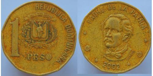 1 Peso Dominikanische Republik Kupfer/Zink 