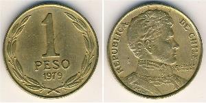 1 Peso Chile Latón 