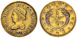 1 Peso Grande Colombie (1819 - 1831) Or 