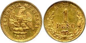 1 Peso Mexique (1867 - ) Or 