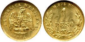 1 Peso Mexique (1867 - ) Or 