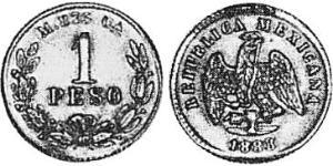 1 Peso Mexique (1867 - ) Or 
