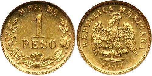 1 Peso Mexique (1867 - ) Or 