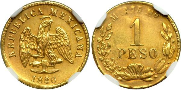 1 Peso Mexique (1867 - ) Or 