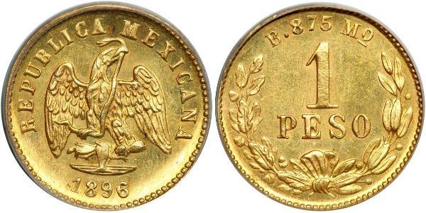 1 Peso Mexique (1867 - ) Or 