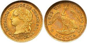 1 Peso États-Unis de Colombie (1863 - 1886) Or 