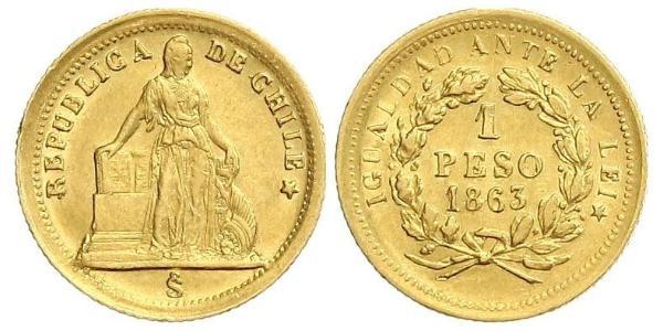1 Peso Cile Oro 