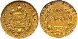 1 Peso Costa Rica Oro 