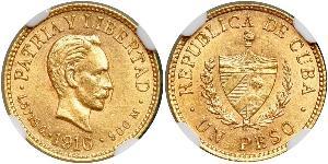 1 Peso Cuba Oro 