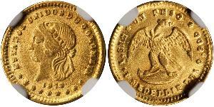 1 Peso Estados Unidos de Colombia (1863 - 1886) Oro 