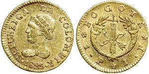 1 Peso Grande Colombia (1819 - 1831) Oro 