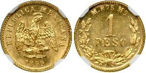 1 Peso Messico (1867 - ) Oro 