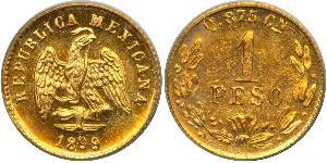 1 Peso Messico (1867 - ) Oro 