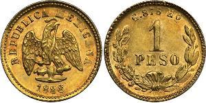 1 Peso Messico (1867 - ) Oro 