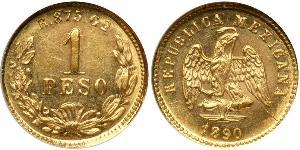 1 Peso México (1867 - ) Oro 