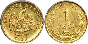 1 Peso México (1867 - ) Oro 