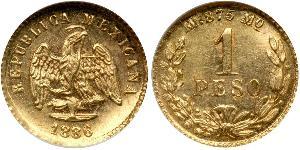 1 Peso México (1867 - ) Oro 