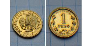 1 Peso México (1867 - ) Oro 