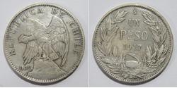 1 Peso Chile Plata 