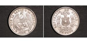 1 Peso Chile Plata 