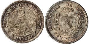 1 Peso Chile Plata 