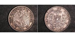 1 Peso Chile Plata 