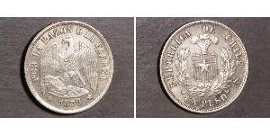 1 Peso Chile Plata 