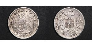 1 Peso Chile Plata 