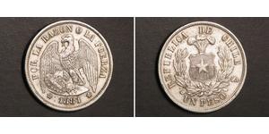 1 Peso Chile Plata 