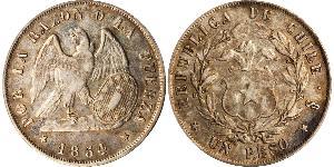 1 Peso Chile Plata 