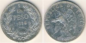 1 Peso Chile Plata 