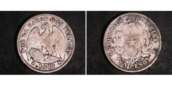 1 Peso Chile Plata 