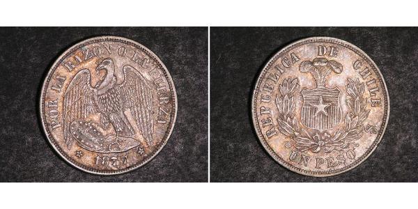 1 Peso Chile Plata 