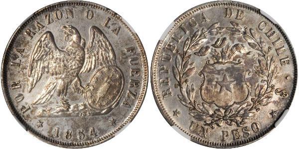 1 Peso Chile Plata 