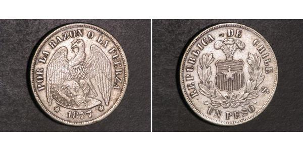1 Peso Chile Plata 