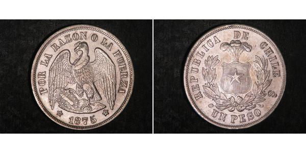 1 Peso Chile Plata 