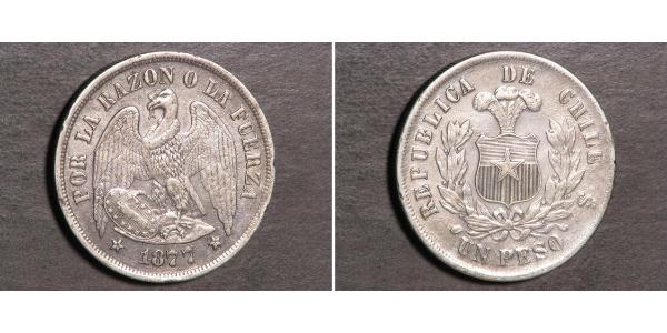 1 Peso Chile Plata 