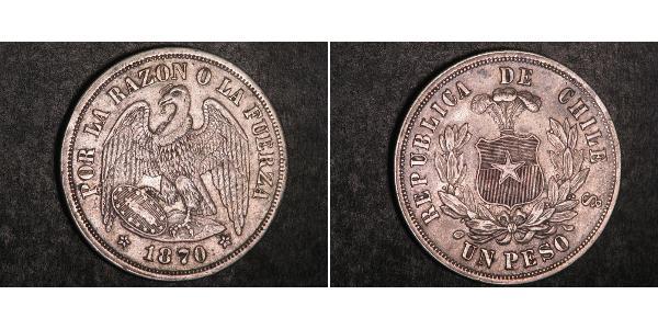 1 Peso Chile Plata 